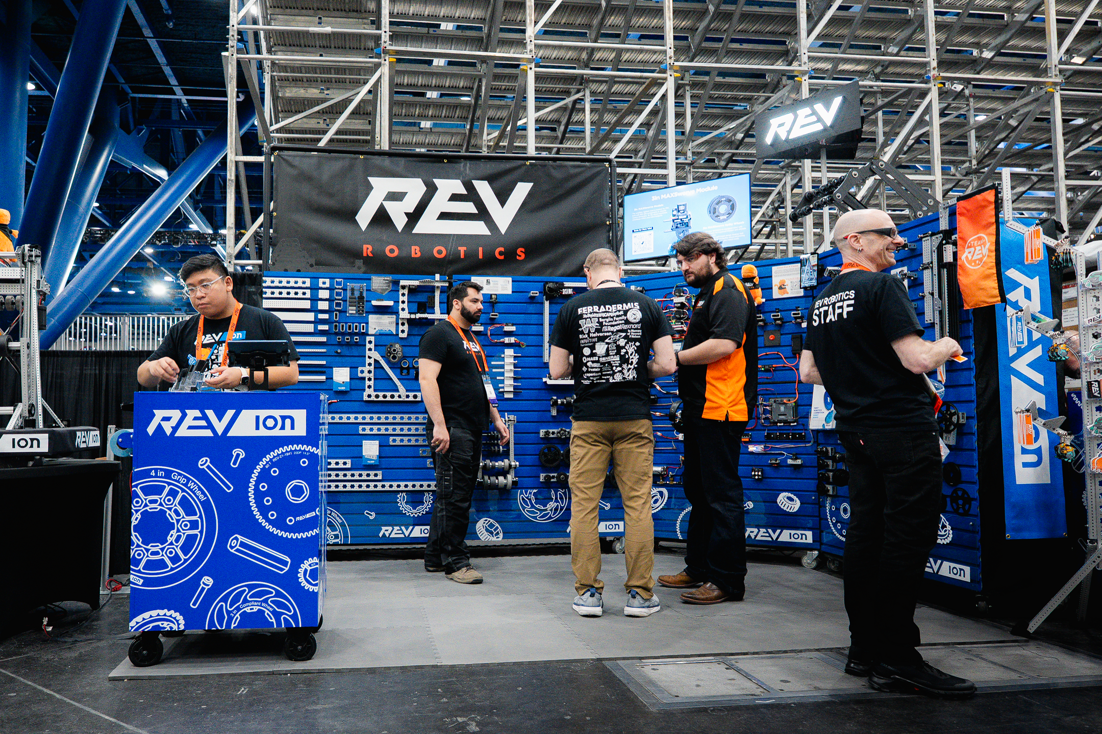 REV Robotics kept busy at FIRST Championship 2025 with our ION Booth to support and engage with FRC teams, mentors, coaches, and educators.